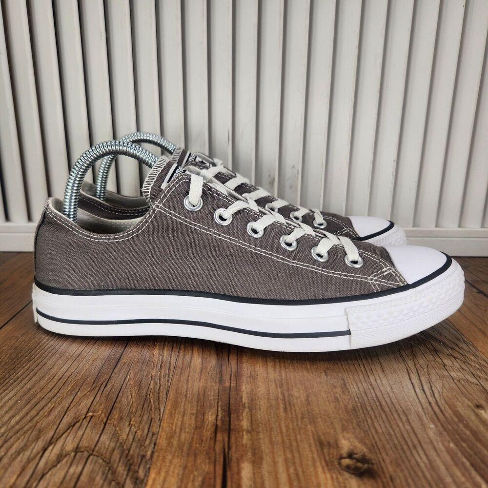 Converse Chuck Tayor All Star Low 1J794 Women 9 Gray Canvas Skater Sneaker Shoes